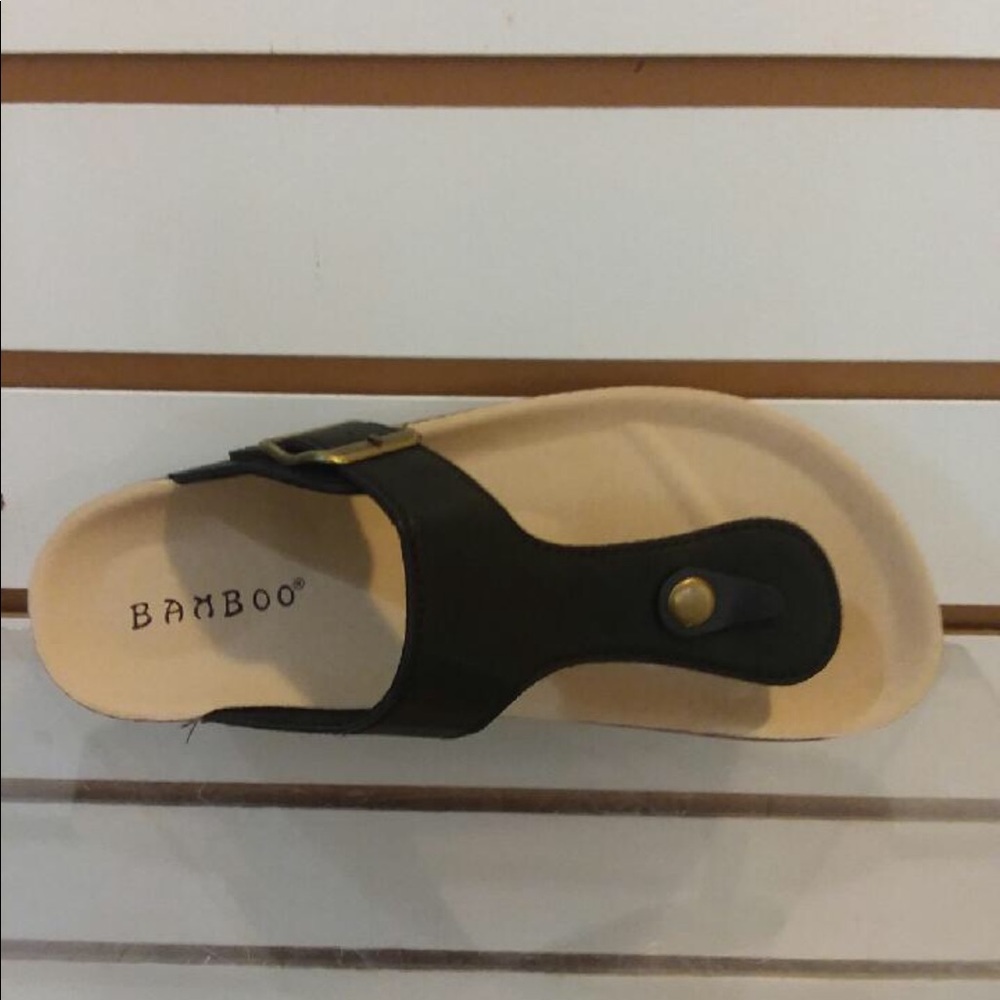 Black birk style sandal